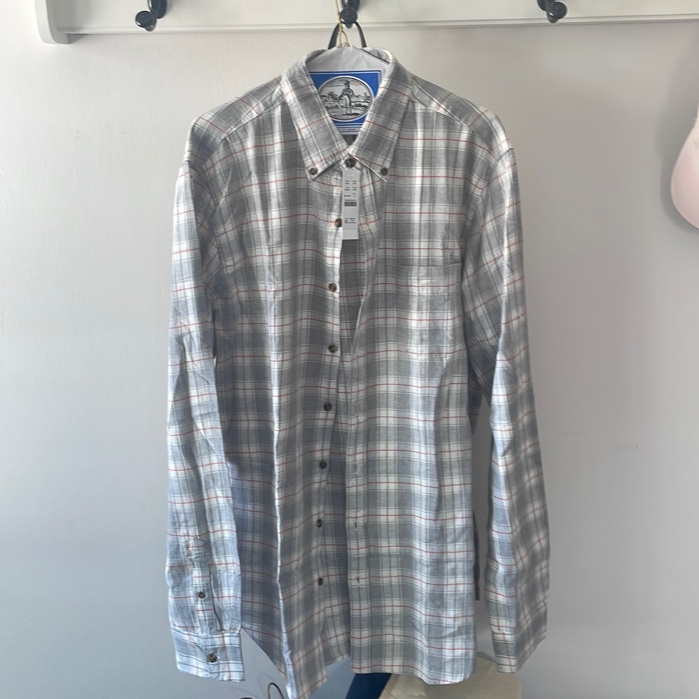 Brushed Twill Mens JCrew Shirt.